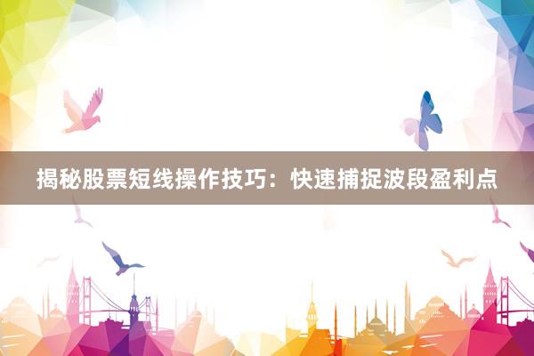 揭秘股票短线操作技巧：快速捕捉波段盈利点